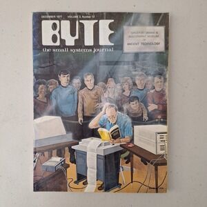 RARE 1977 DECEMBER BYTE MAGAZINE - SMALL SYSTEMS JOURNAL COVER  Vol 2 #12